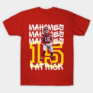 Mahomes chiefs pixel art T-Shirt